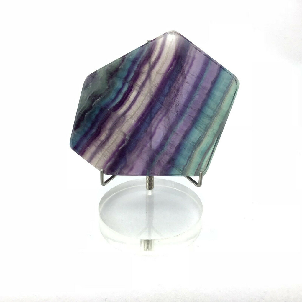 Beautiful Fluorite Slab 1806109 60mm Genius Stone Crystal Healing Metaphysical