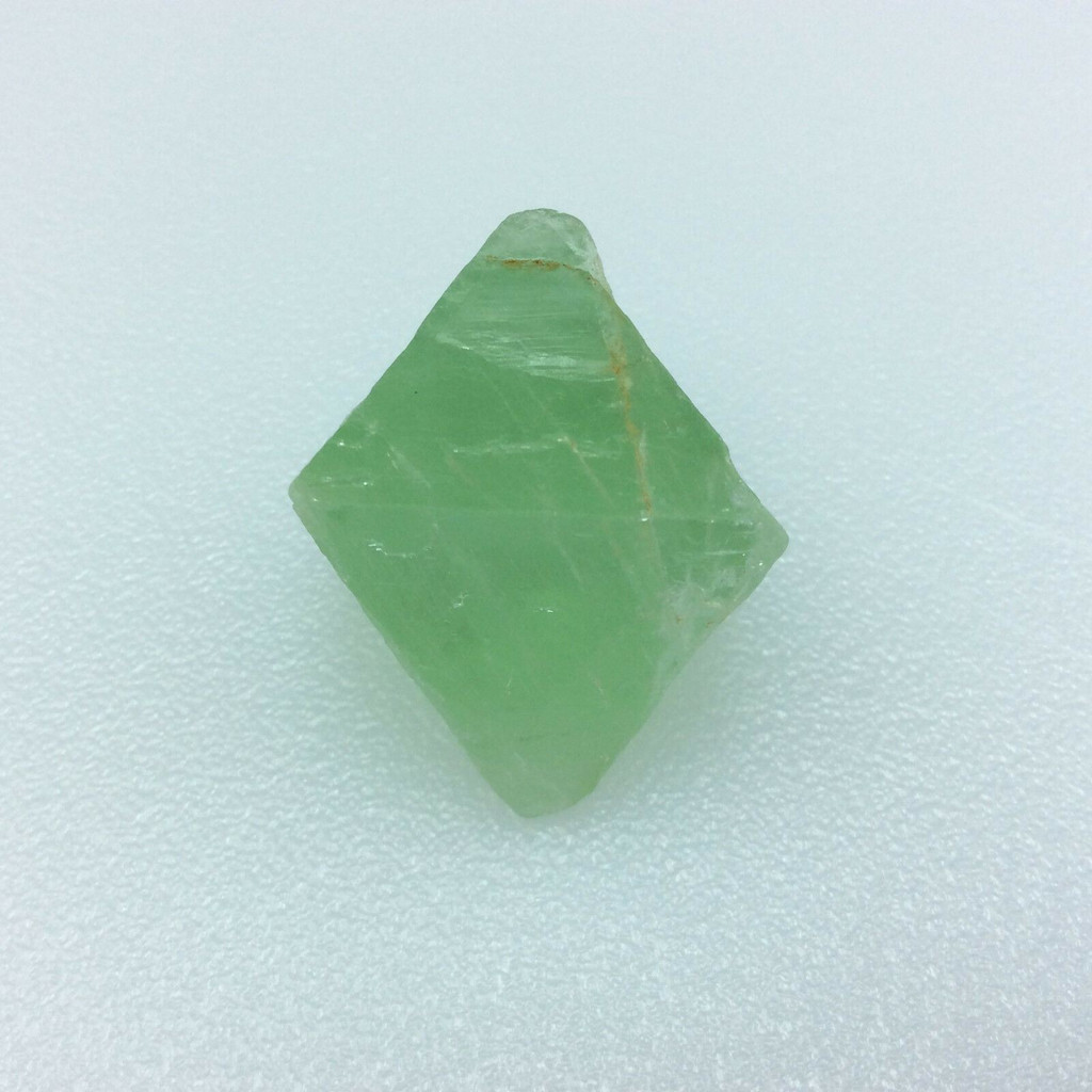 Rough Green Fluorite Cleavage Octahedron 32mm #15 Fluorspar Crystal Specimen