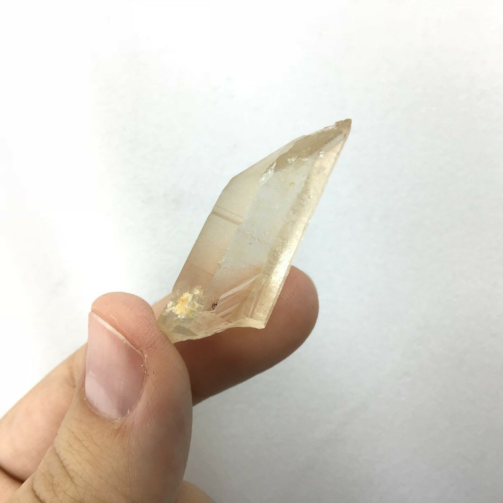 Natural Tangerine Hematite Quartz Crystal 180904-38mm  Minas Gerais Brazil