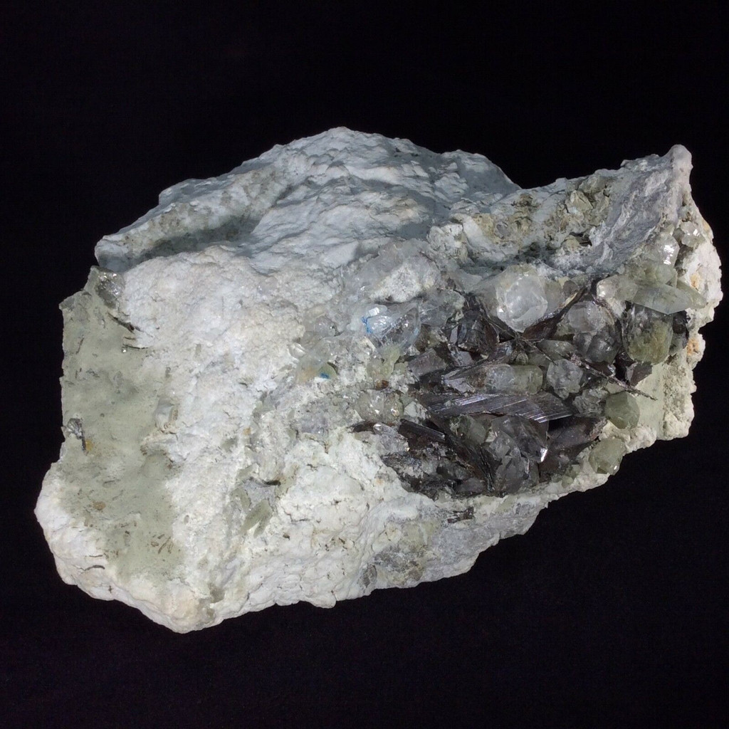 MeldedMind VERY FRAGILE Brookite & Quartz Specimen 5.45in Natural Crystal 180114
