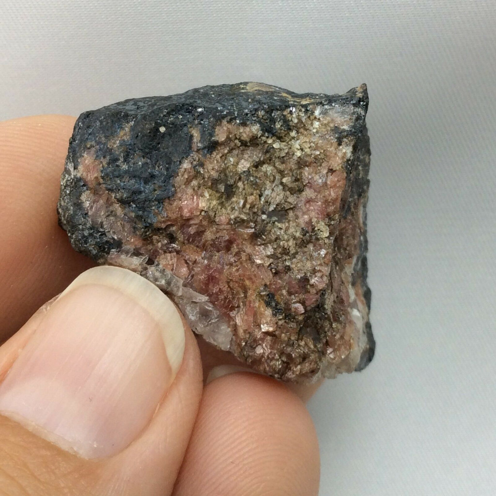 Rough Rhodonite Specimen 170707 34mm Stone of Compassion Metaphysical Healing 