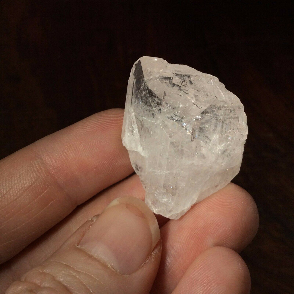 MeldedMind Danburite Specimen 1.25in Natural White Crystal 170414