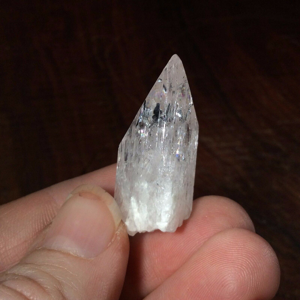 MeldedMind Danburite Specimen 1.38in Natural White Crystal 170423