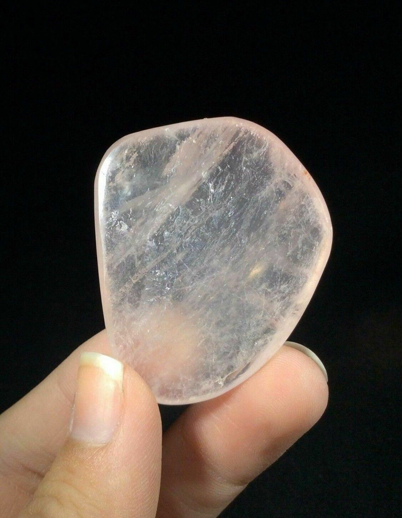 Polished Rose Quartz Cabochon 170806 Artist Supply Pink Jewelry