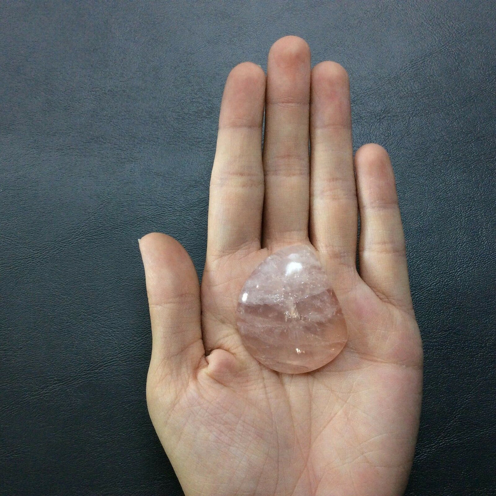 Big Oval Rose Quartz Cabochon 170803 Jewelry Gemstone Crystal Pink 