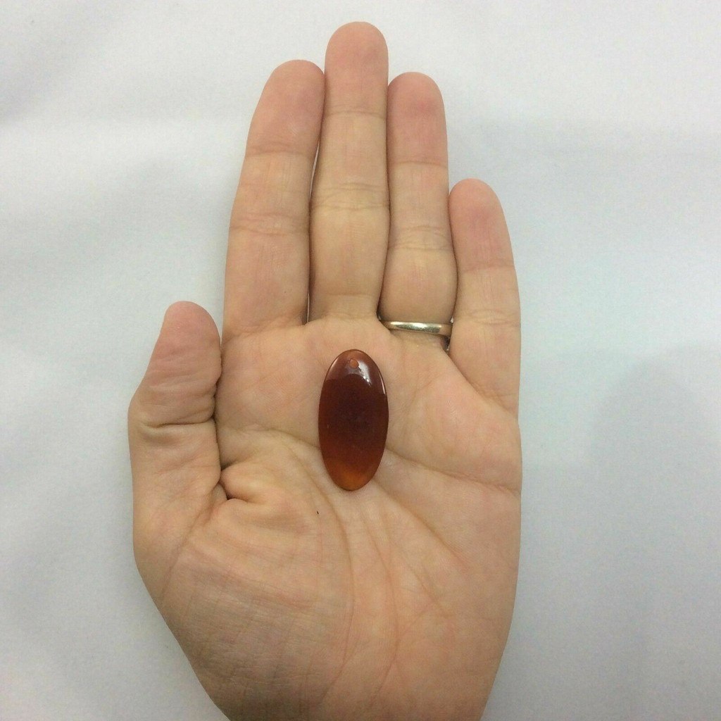 Carnelian Stone Pendant 180308 35mm Stone of Power Metaphysical Crystal