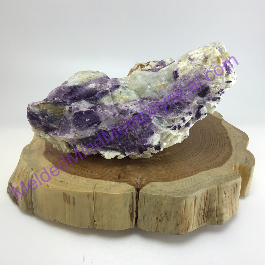 MeldedMind Rough Natural Tiffany Stone Specimen Purple Fluorite Crystal