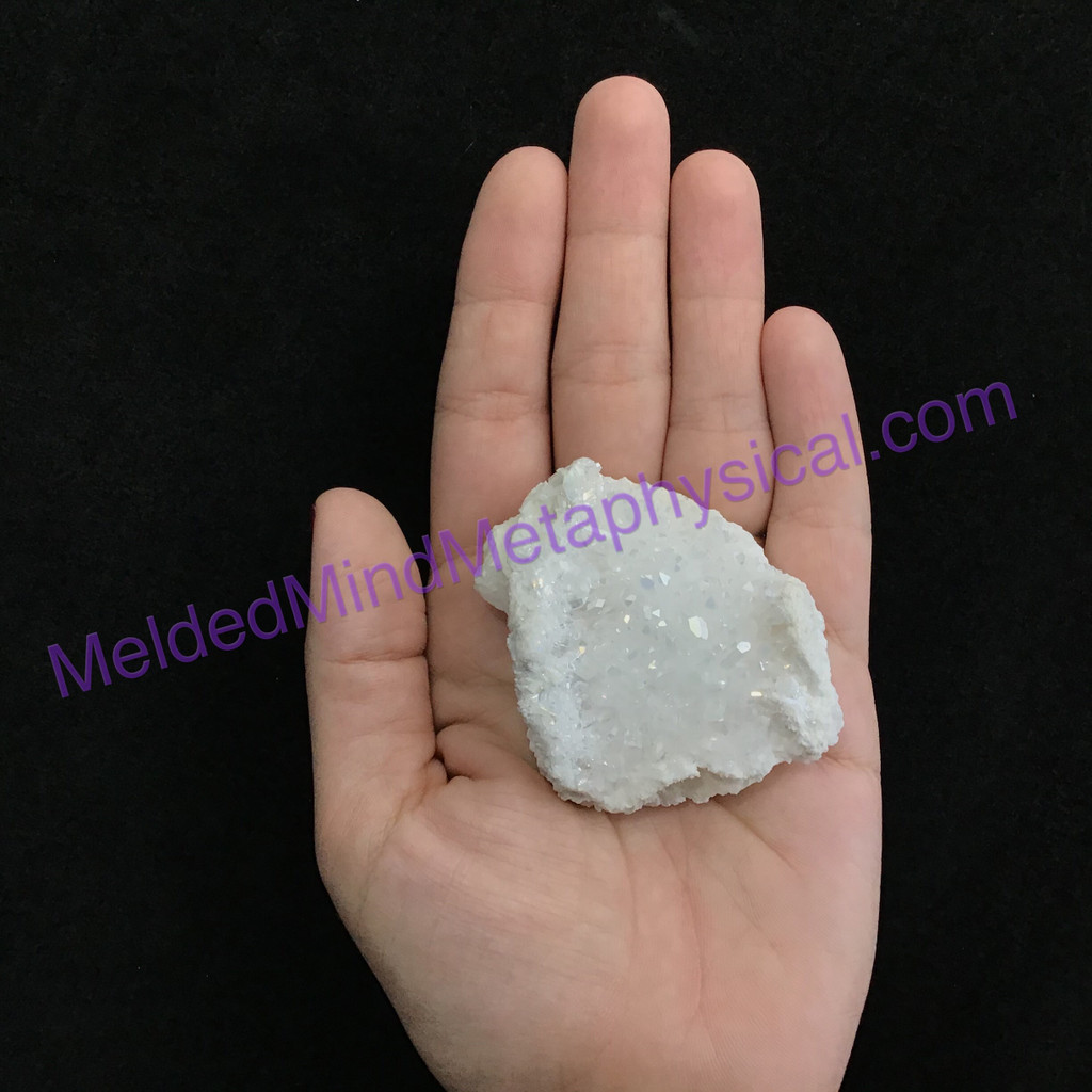 MeldedMind Titanium Coated Quartz Crystal Specimen 2.32in 59mm 2oz Metaphysical