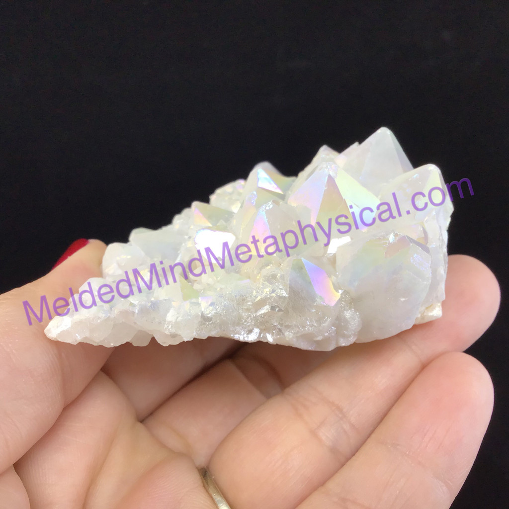 MeldedMind Titanium Coated Quartz Crystal Specimen 2.71in 69mm 5oz Metaphysical