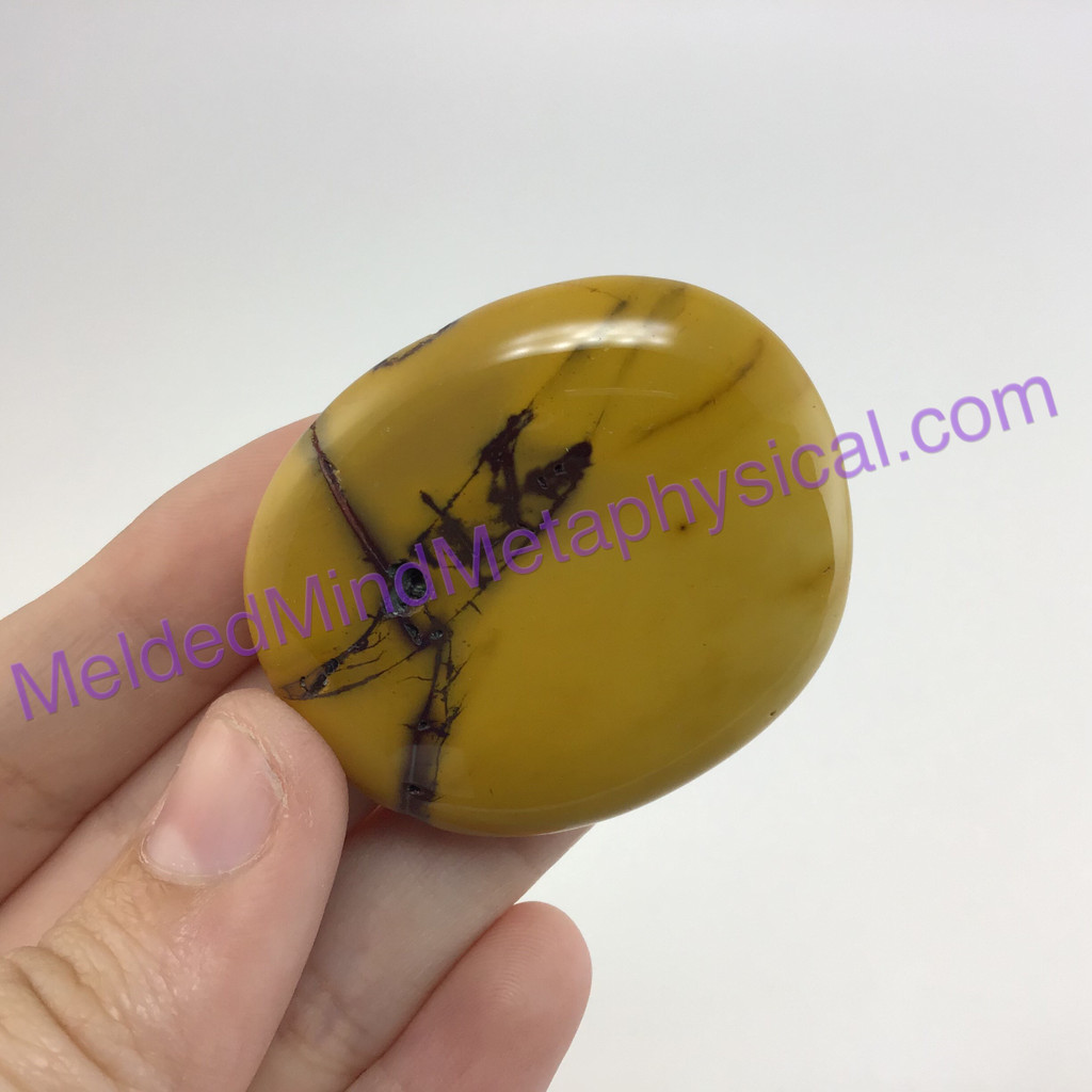 MeldedMind276 Mookaite Mookite Jasper Palm Stone 1.69in 43mm Worry Smooth Pocket