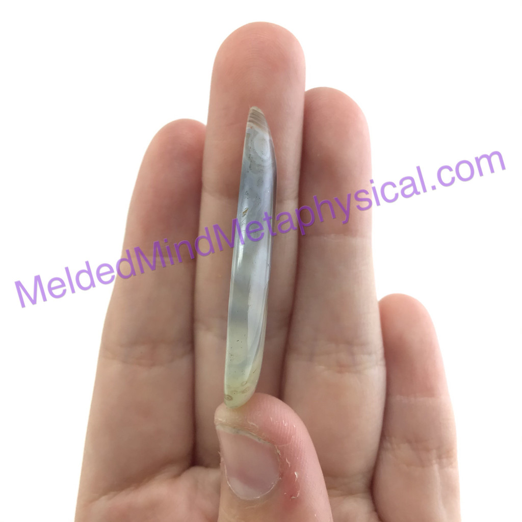 MeldedMind215 Botswana Agate Cabochon 1.61in 41mm Teardrop Jewelry Artist Supply