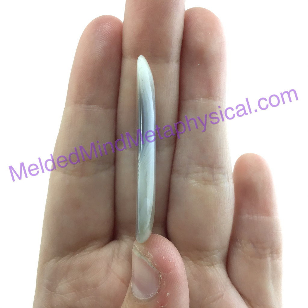 MeldedMind219 Botswana Agate Cabochon 1.65in 42mm Teardrop Jewelry Artist Supply