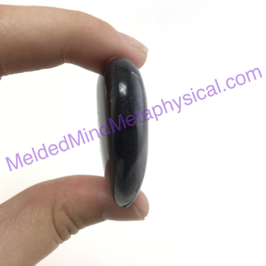 MeldedMind310 Rhodonite Heart Palm Stone 40mm Smooth Worry Pocket Metaphysical