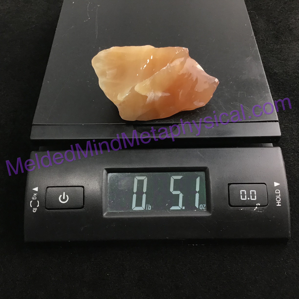 MeldedMind Honey Calcite Specimen 3.11in Pakistan Natural Honey Crystal 002