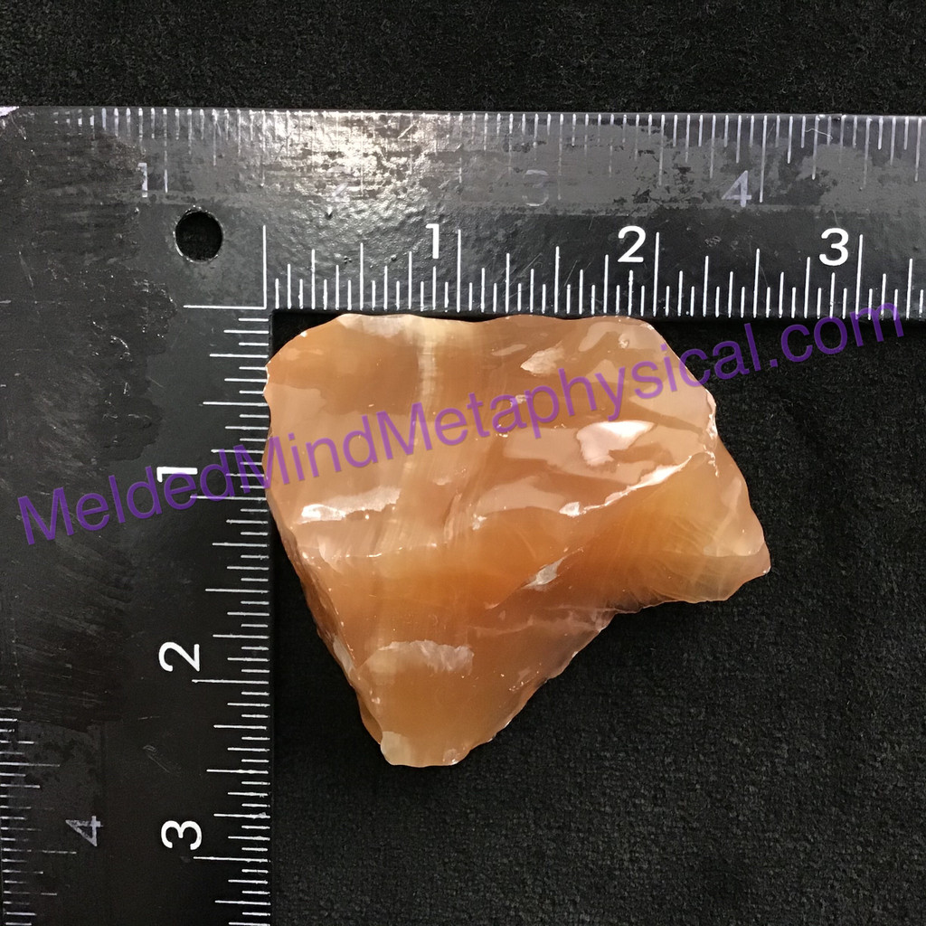 MeldedMind Honey Calcite Specimen 2.30in Pakistan Natural Honey Crystal 003