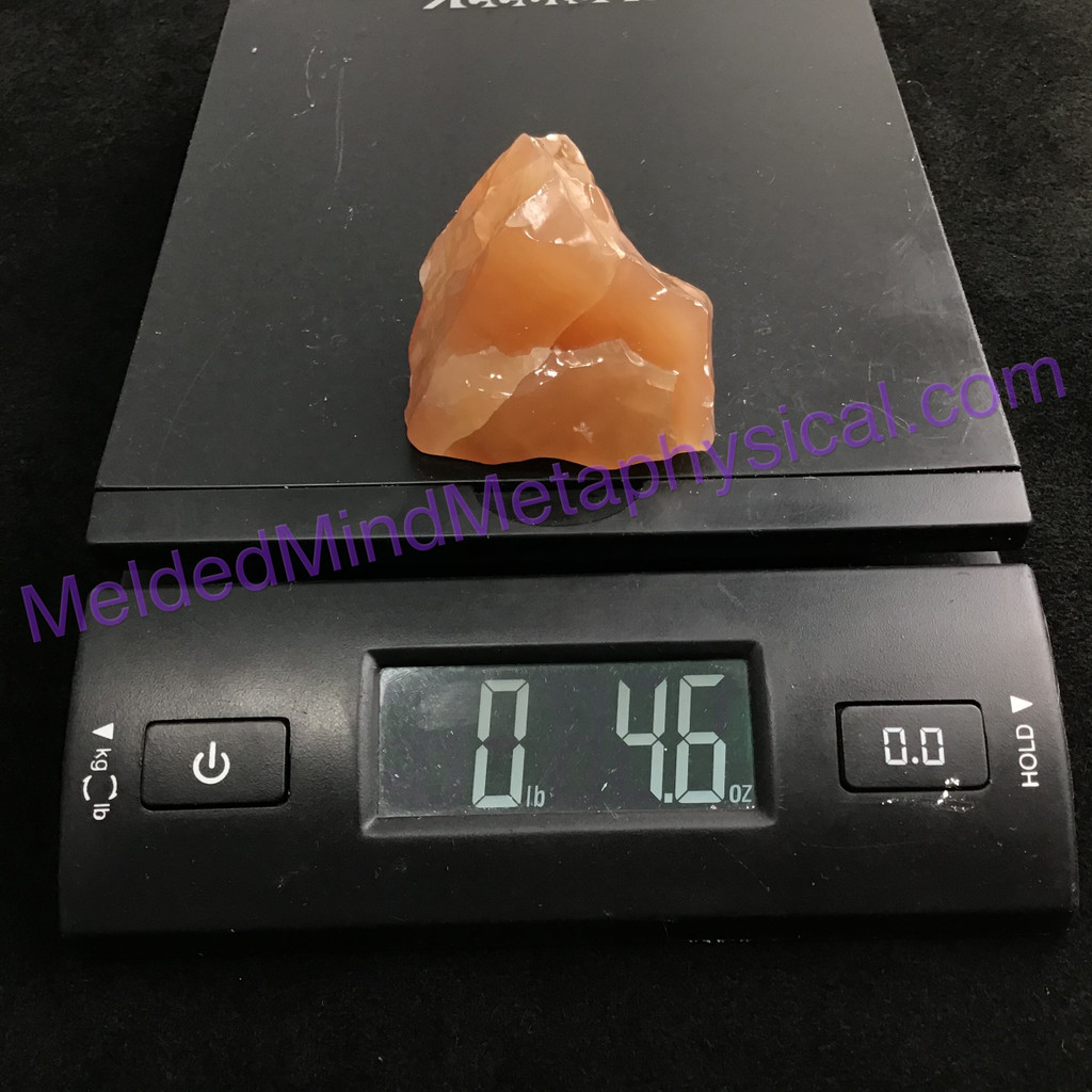 MeldedMind Honey Calcite Specimen 2.04in Pakistan Natural Honey Crystal 004