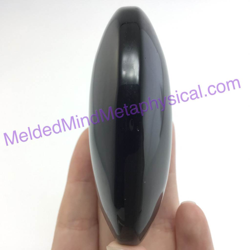 MeldedMind Rainbow Obsidian Palm Stone 2.87in 73mm Smooth Worry Metaphysical 089