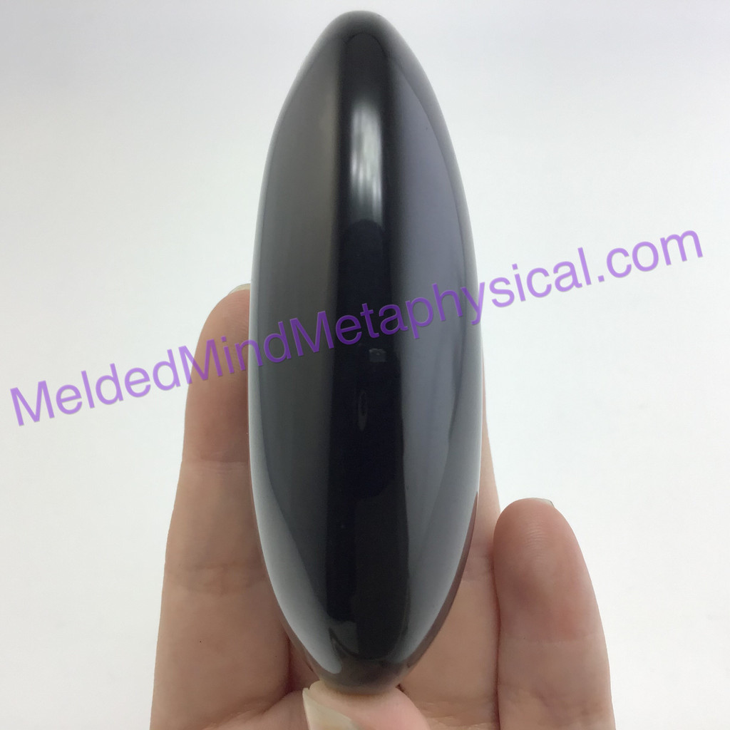 MeldedMind Rainbow Obsidian Palm Stone 2.79in 71mm Smooth Worry Metaphysical 090