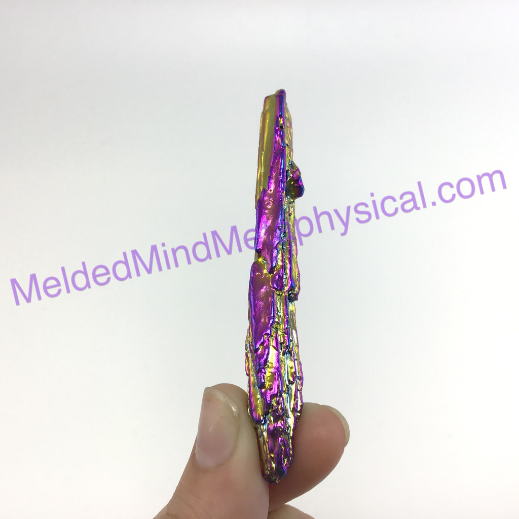 MeldedMind316 Titanium Coated Kyanite Blade Pendant 72mm Pre Drilled