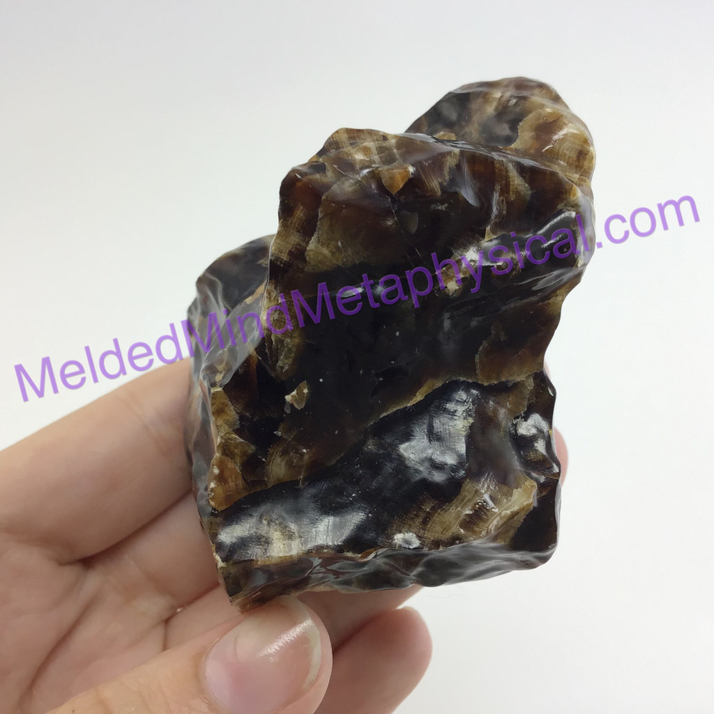 MeldedMind Chocolate Calcite Specimen 2.92in Pakistan Natural Brown Crystal 103