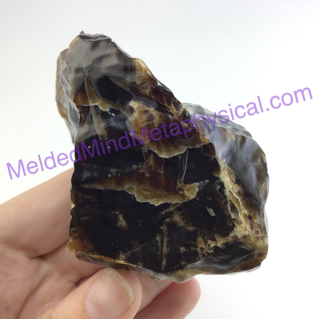 MeldedMind Chocolate Calcite Specimen 2.92in Pakistan Natural Brown Crystal 103