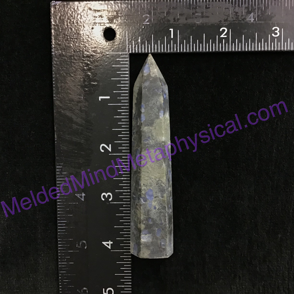 MeldedMind826 Que Sera Sera Obelisk 100mm Llanite Metaphysical Crystal Decor