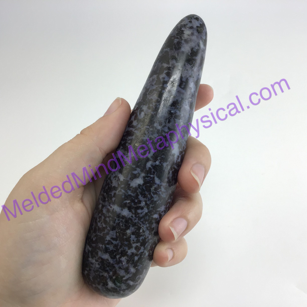 MeldedMind480 Gabbro Massage Therapy Wand 139mm Metaphysical Holisitic Crystal