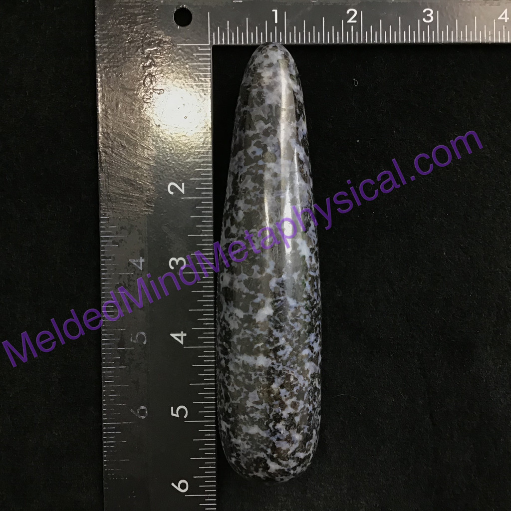 MeldedMind480 Gabbro Massage Therapy Wand 139mm Metaphysical Holisitic Crystal