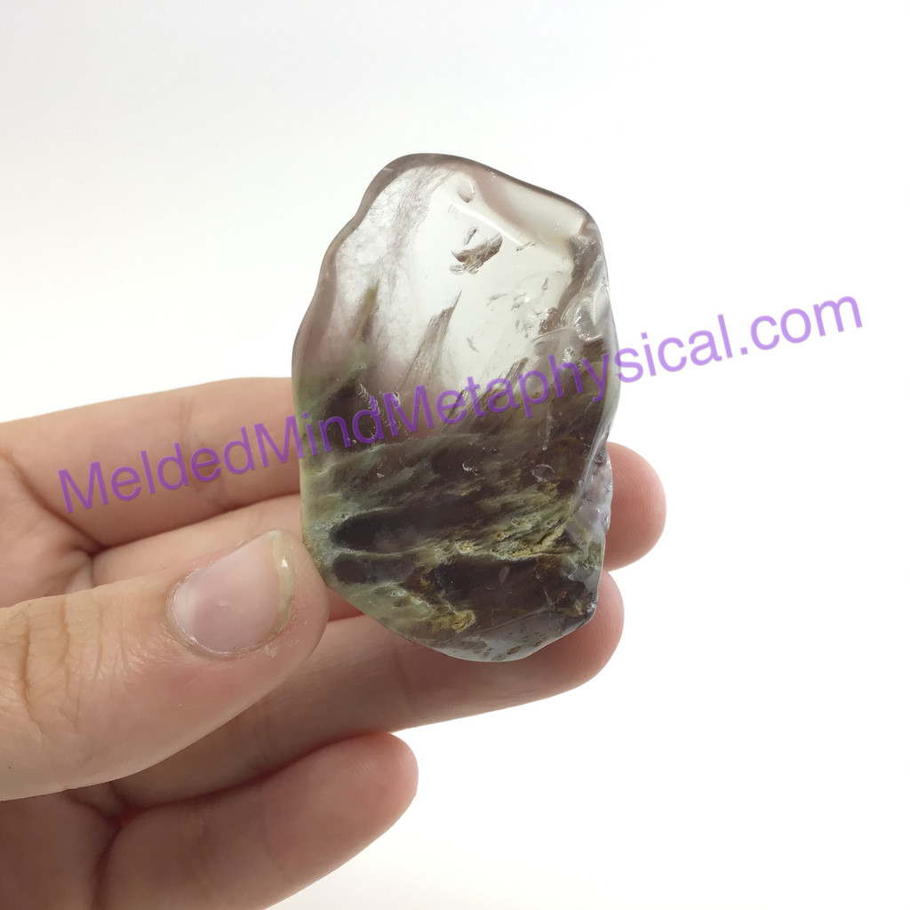 MeldedMind245 Amphibole Quartz 45mm Angel Phantom Crystal Specimen