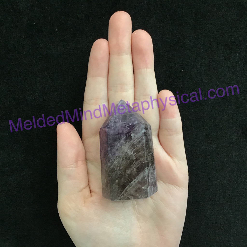 MeldedMind Clear Ametrine Obelisk 2.41in 61mm Natural Purple/Yellow Crystal 087