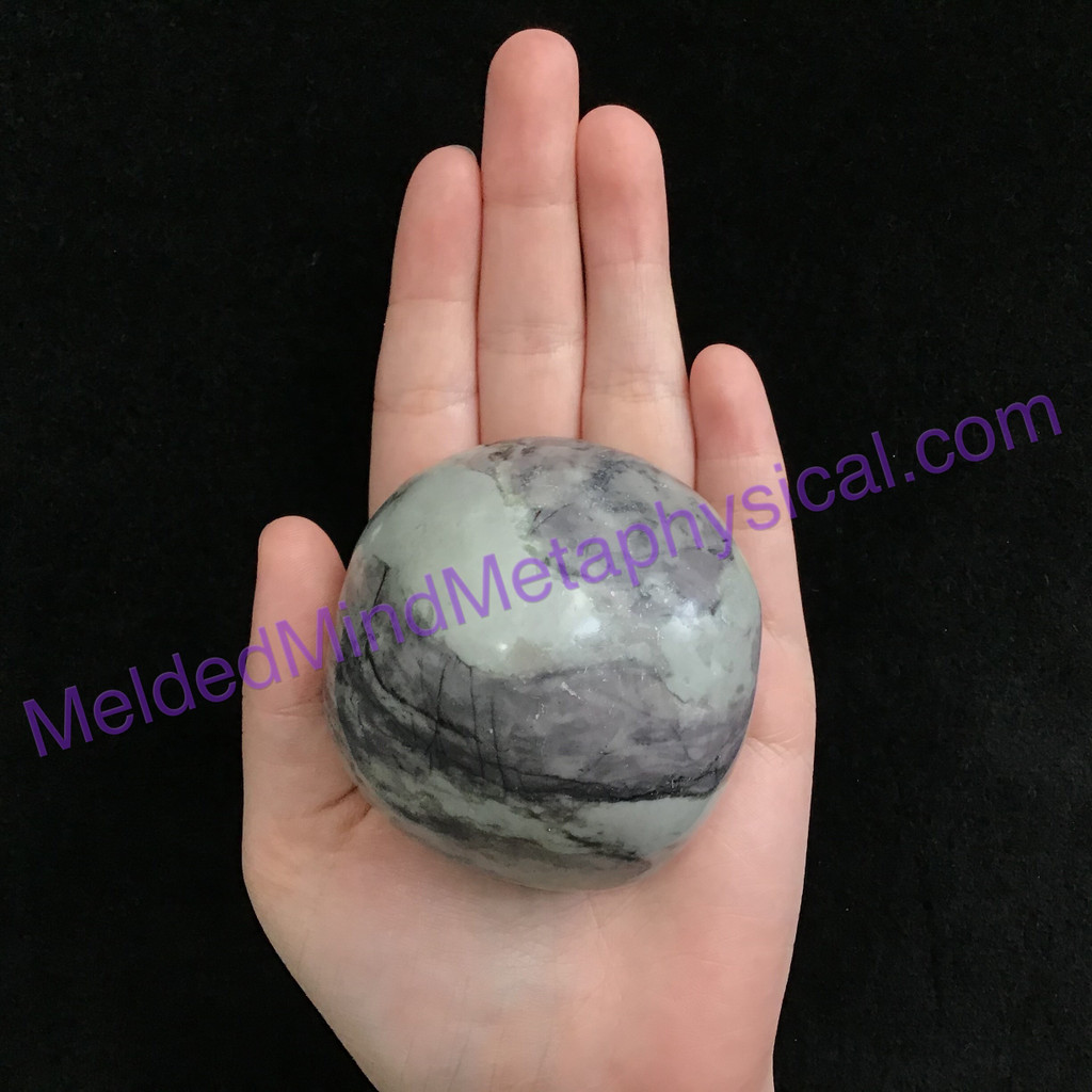 MeldedMind109 Picasso Jasper Massage Therapy Stone 63mm Holistic Massage Stone