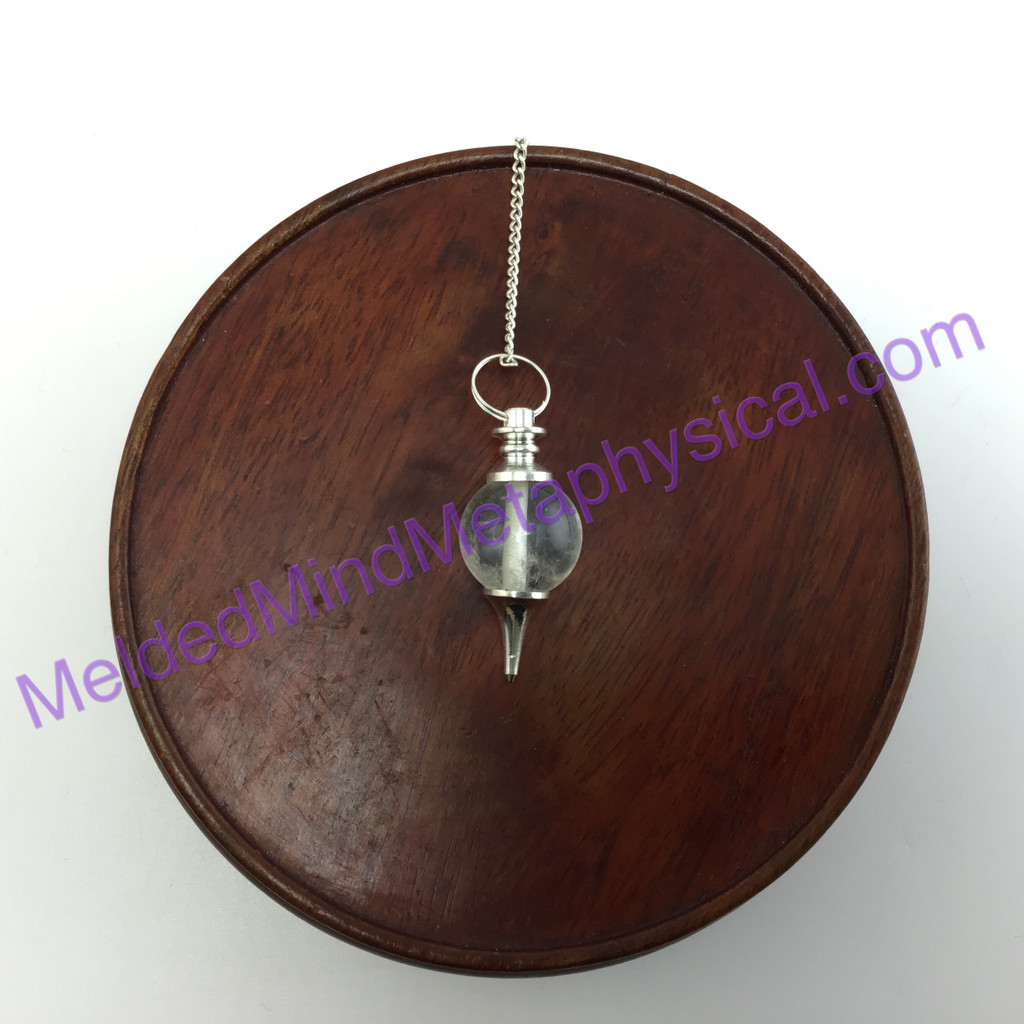 Sphere Clear Quartz Pendulum Great for Dowsing Spiritual and Divination Energies