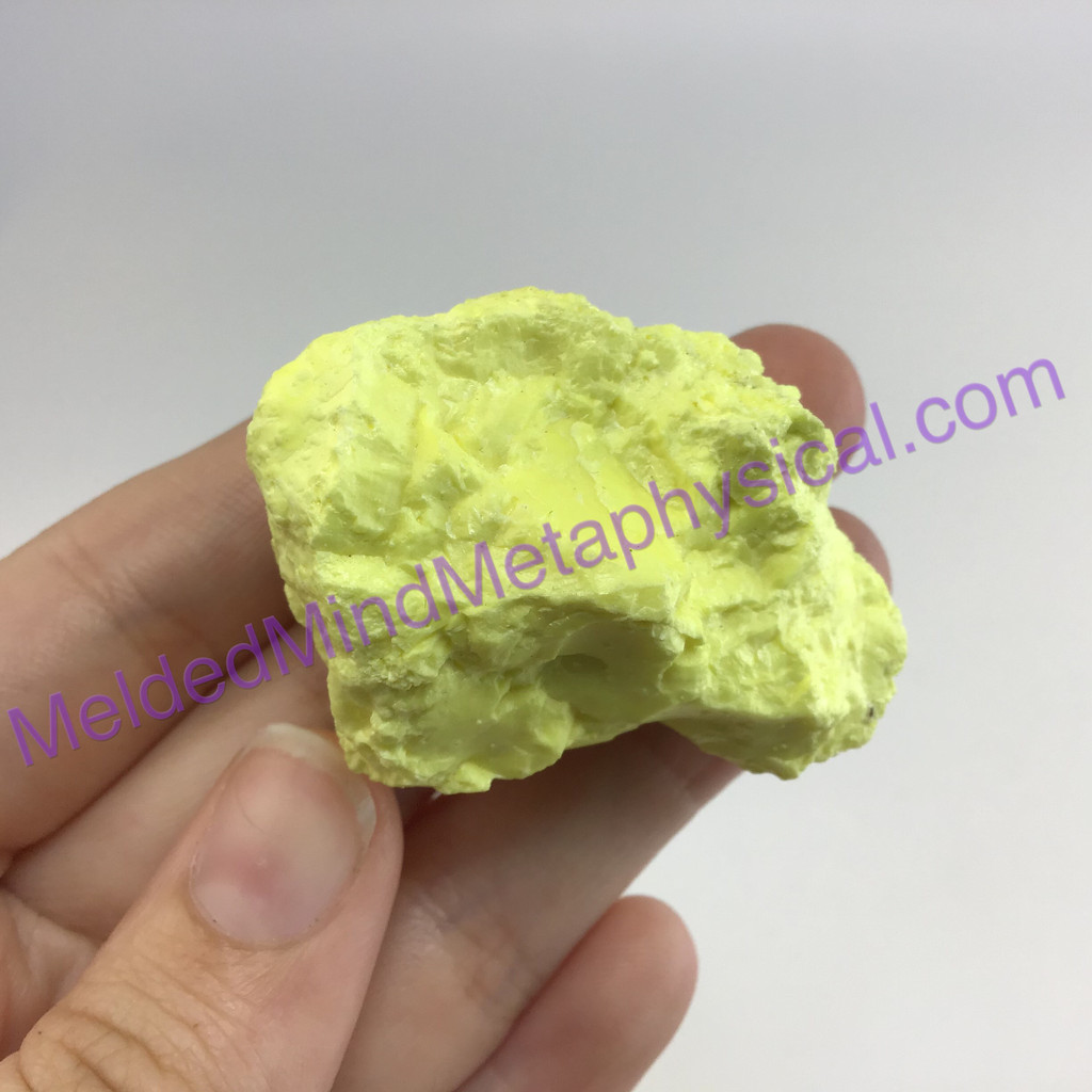 MeldedMind Louisiana Sulphur Sulfur Specimen 36mm Mineral Healing 352