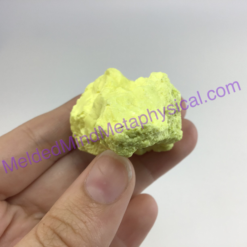 MeldedMind Louisiana Sulphur Sulfur Specimen 36mm Mineral Healing 352