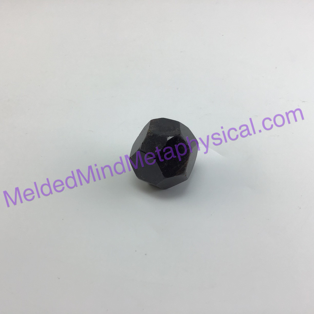 MeledMind Polished Faceted Garnet Specimen 26mm Vibrant Healing Stone Metaphysical 290