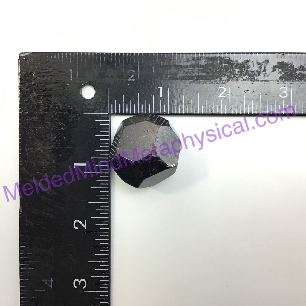 MeledMind Polished Faceted Garnet Specimen 26mm Vibrant Healing Stone Metaphysical 290
