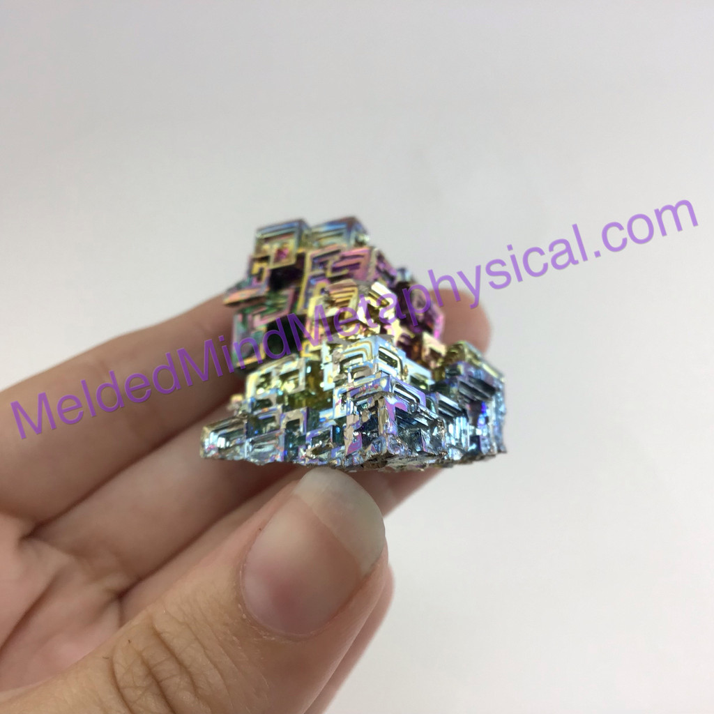 MeldedMind Bismuth Specimen 2.81in Rainbow Metal Crystal Germany 167