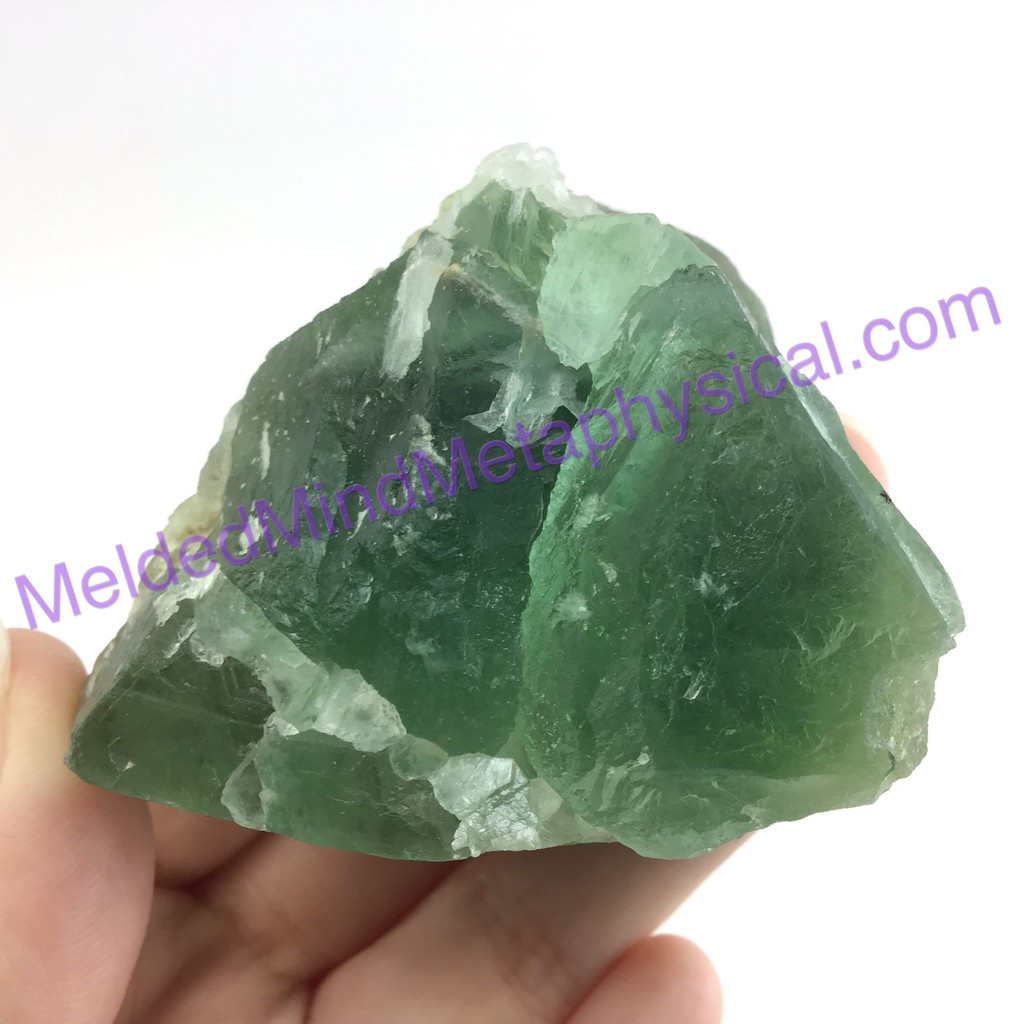 MeldedMind Rough Green Fluorite 2.51 in 63.8mm China Natural Crystal Stone 172