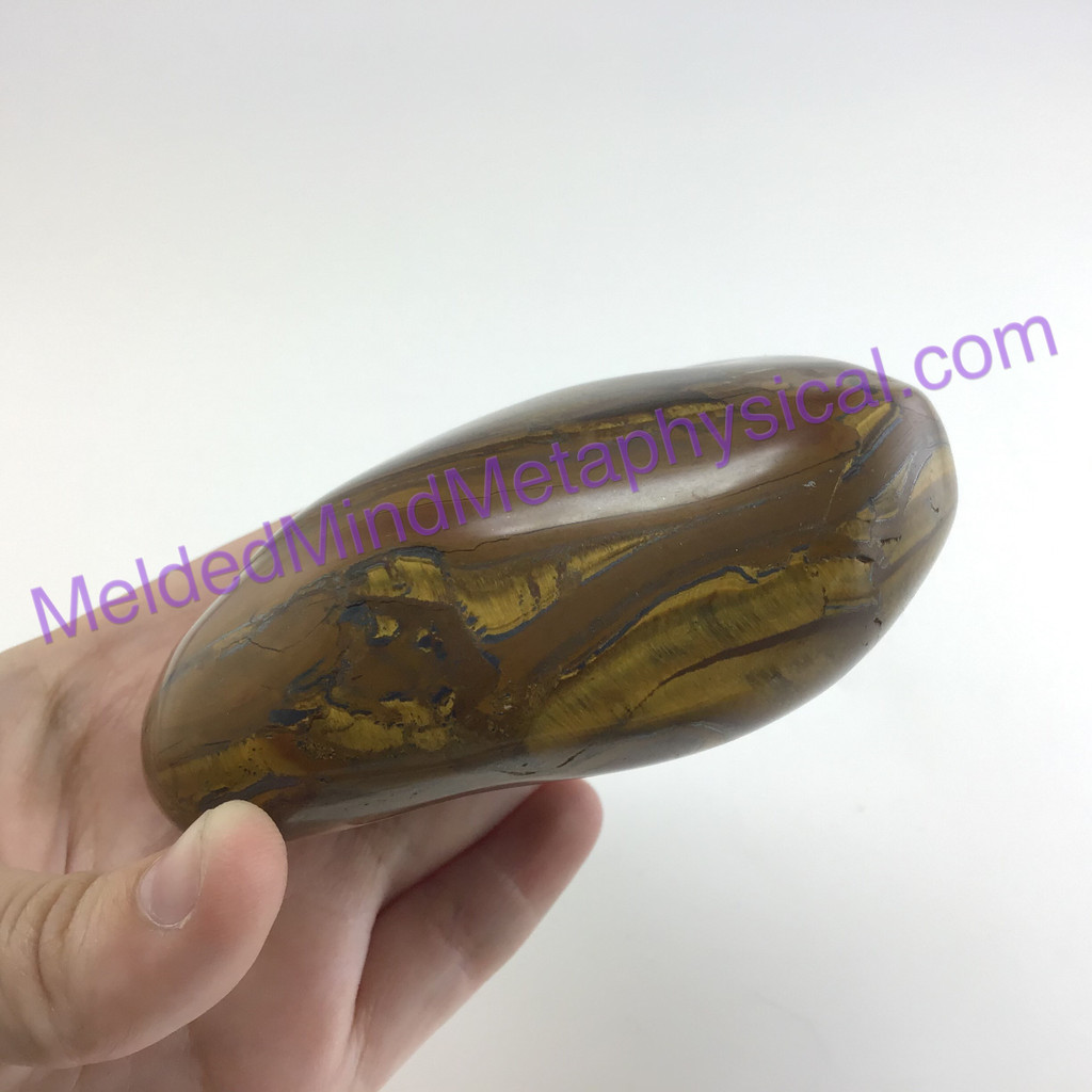 MeldedMind Large Tiger Iron Massage Stone 3.64in 92.6mm Holistic Metaphysical 09