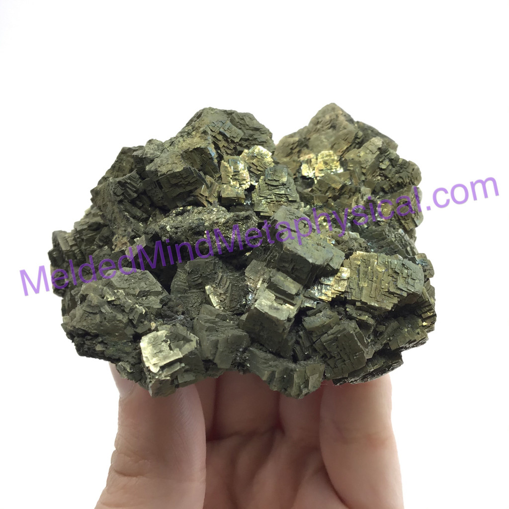 MeldedMind Pyrite & Magnatite Rough Specimen 2.90 in 73mm Balancing Chakra 266