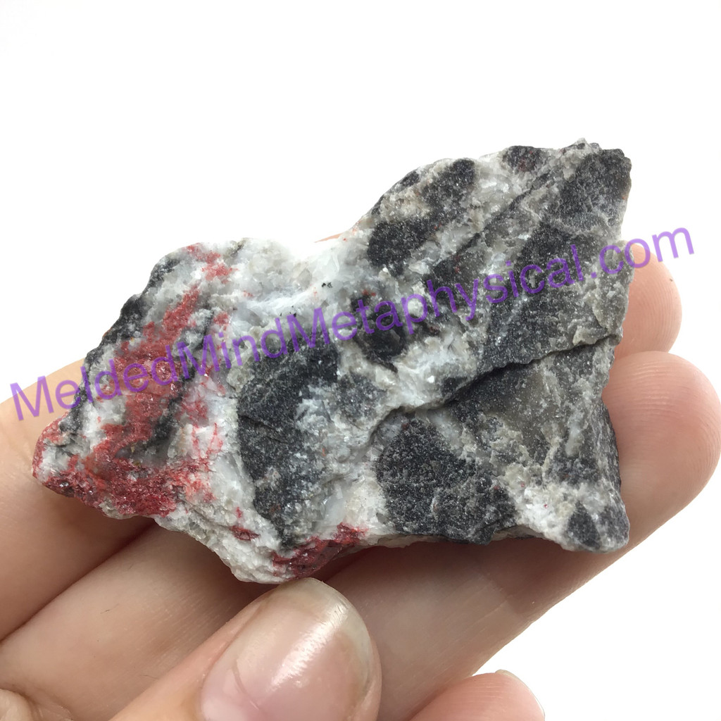 MeldedMind Natural Dolomite & Cinnabar Specimen 1.97in 50mm Guizhou China 115