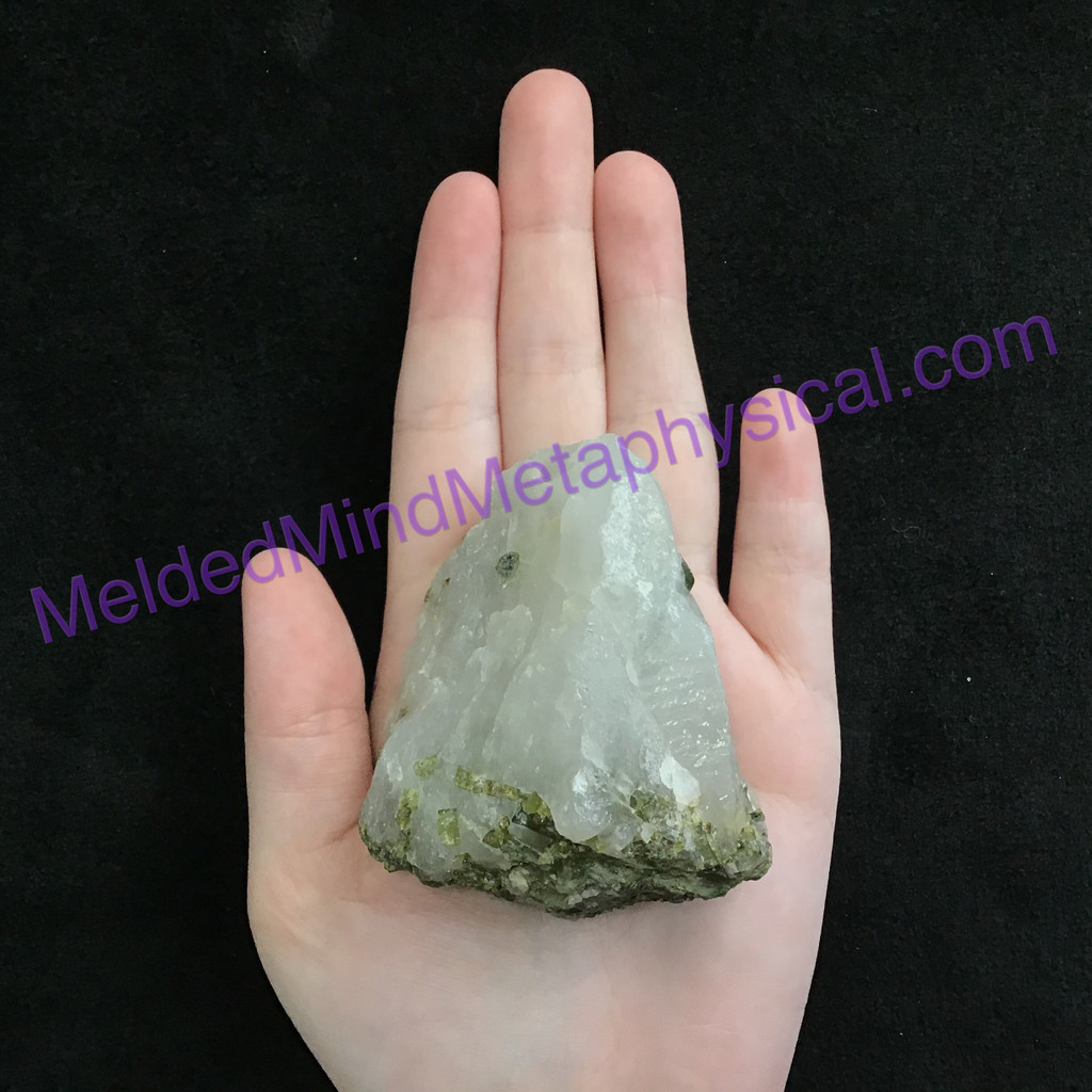 MeldedMind Green Tourmaline in Quartz 2.66in 67mm Natural Stone Crystal 097