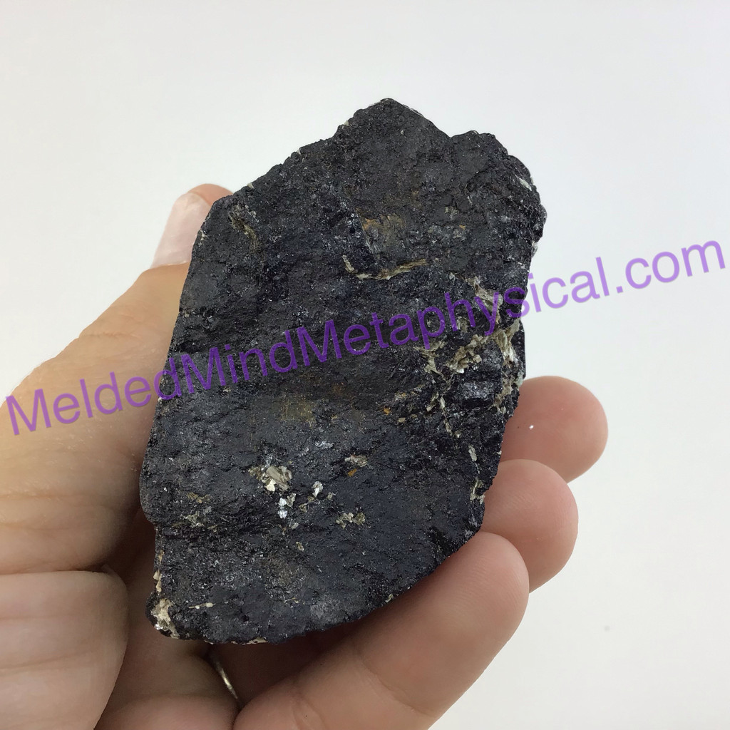 MeldedMind Black Rough Tourmaline Specimen 2.66in Grounding Energy 530