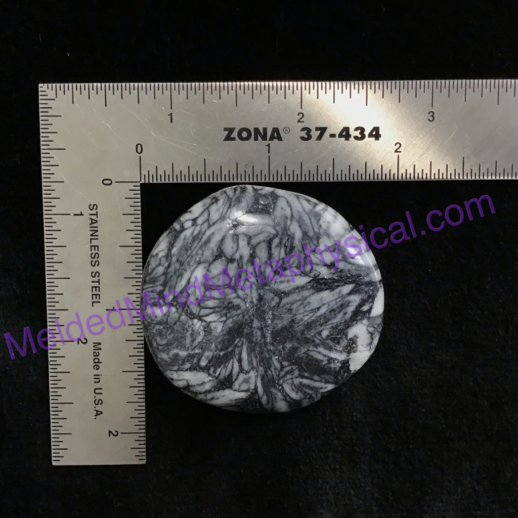 MeldedMind Pinolith Palm Stone 1.85in Worry Stone Metaphysical Holistic 132