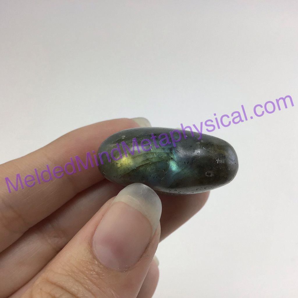 MeldedMind Labradorite Heart Spiritual Vision Small Flashes 169