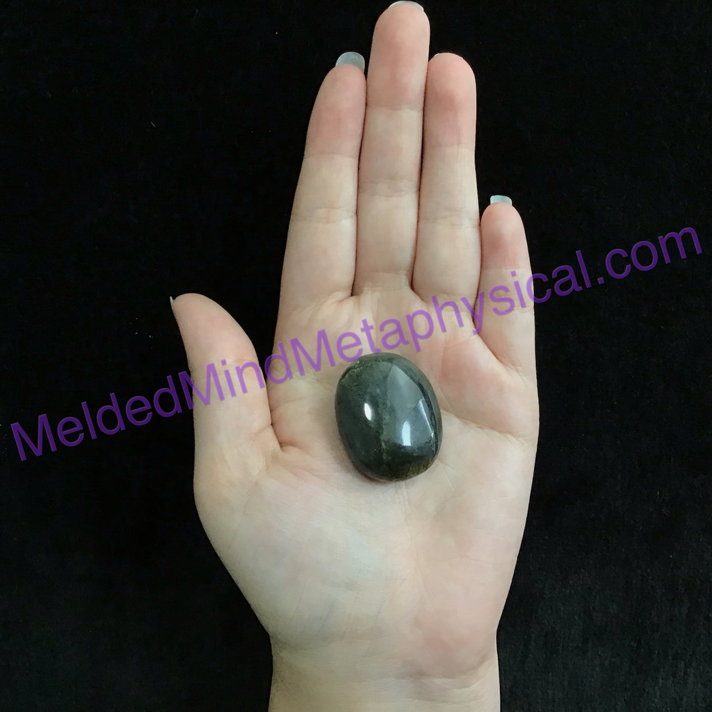 MeldedMind Labradorite Palm Stone 1.27in Worry Pocket Natural 178