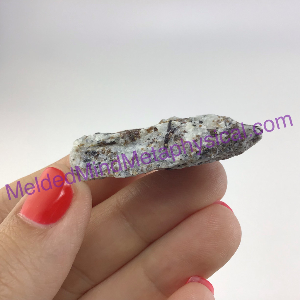MeldedMind Astrophyllite Specimen Crystals in Matrix Shiny Brown Blades 126