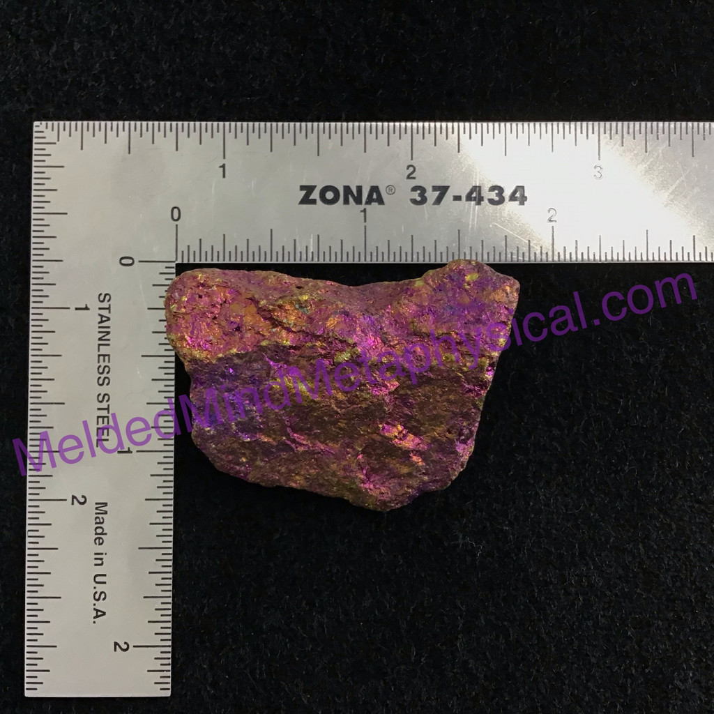 MeldedMind Rainbow Chalcopyrite Rough Specimen ~44mm Stone of Power Mineral 199