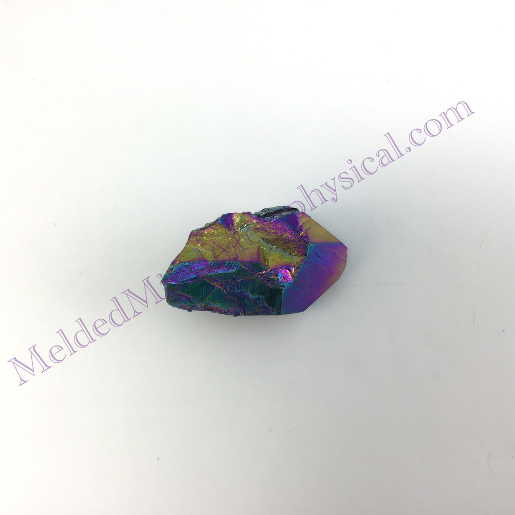 MeldedMind Titanium Aura Quartz Specimen 1.84in Rainbow Crystal 542