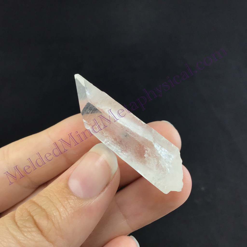 MeldedMind Fairy Dust Lemurian Quartz 1.29in Natural White Crystal 861